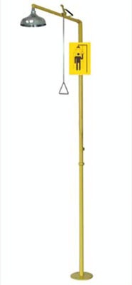 WJH0458C不锈钢复合式冲淋洗眼器