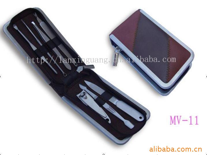 MV-10 阳江美容套 精美礼品赠品 金属框式美容套装 修甲套装|ru