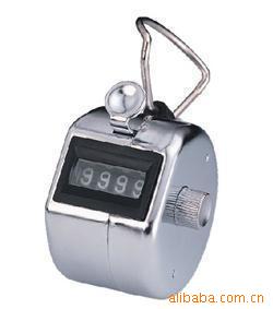 手握式手动计数器 金属外壳  四位数