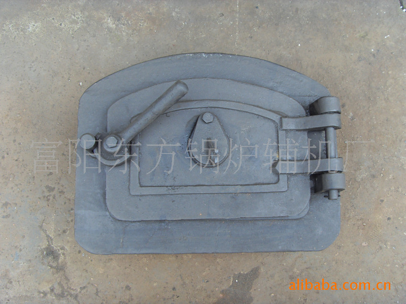 厂家直销 圆弧炉门 HT150燃煤锅炉配件圆弧炉门铸件 铸铁炉门加工