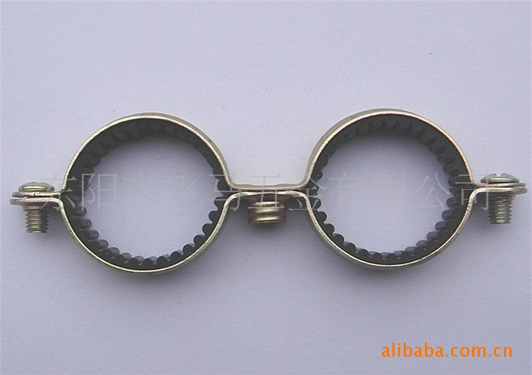 供应管卡（M7双环带胶管夹）  紧固件