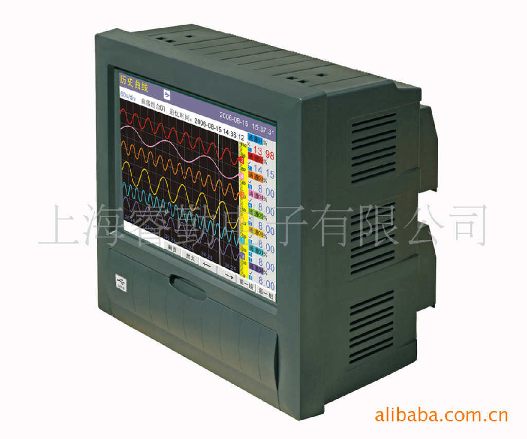 RQ8000,中长图彩色无纸记录仪