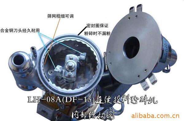 Medical Chinese herbal medicine crushing unit small stainless steel…