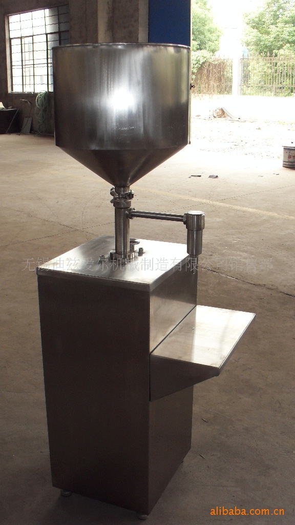 供应手动膏液两用灌装机脚踏膏液单灌机分装瓶装机械精准