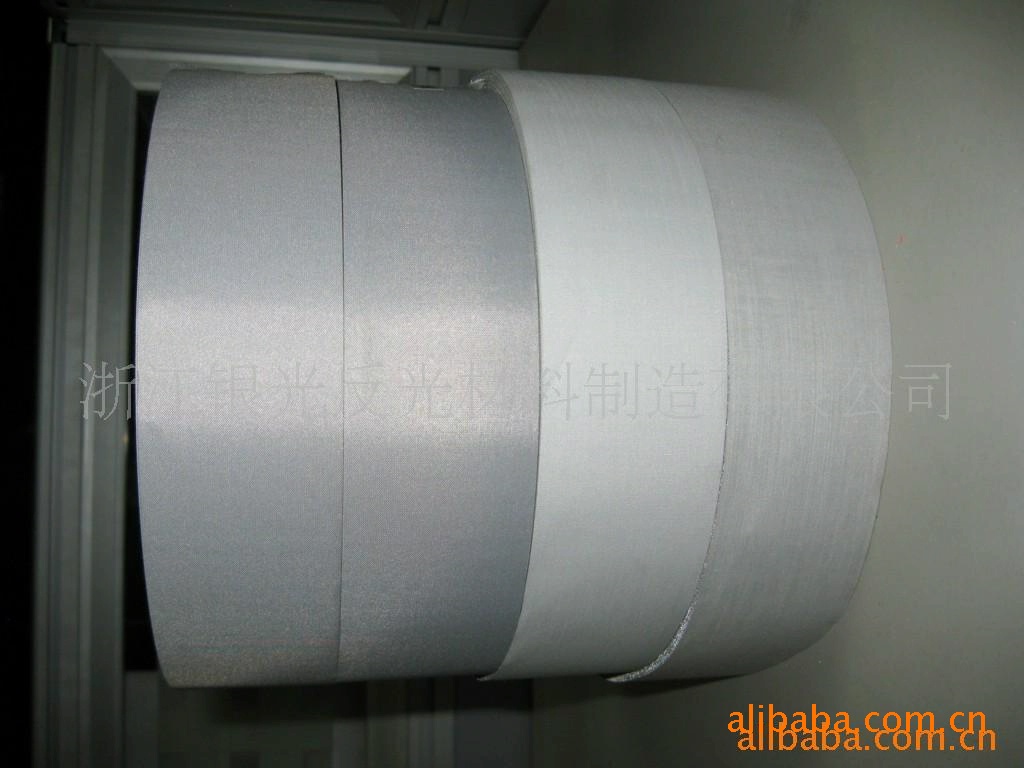 厂家直销 银光材料 反光布 供应高亮化纤反光布（图）