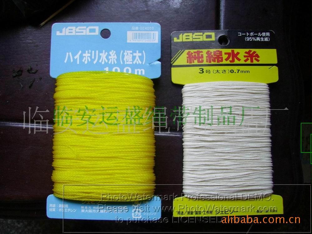 专业生产销售全棉线、园林线