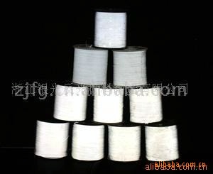 厂家直销反光丝高亮亮银单双面反光丝反光纱线反光针车线缝纫线