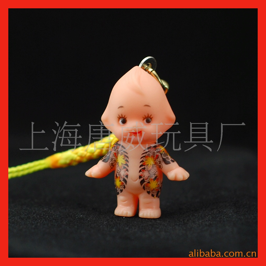 手機挂件公仔 高仿真卡通玩具定制 創意鑰匙扣 樹脂禮品