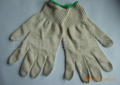 十針電腦機棉紗勞保手套 密棉紗 細棉紗手套