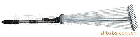 小额现货 15齿伸缩草耙园林草耙耙落叶耙枯草整理草坪利器