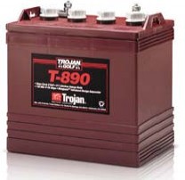 原装TrojanT-105 T-875T-1275 电动车 观光车洗地车电池