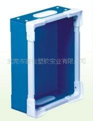 厂家批发供应珠海市高新区保税区PP环保蓝色万通板塑料盒 工具盒