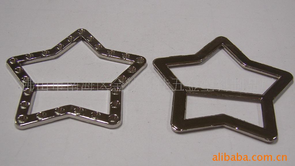 供应箱包五金配件/五角星针扣/合金五角星扣