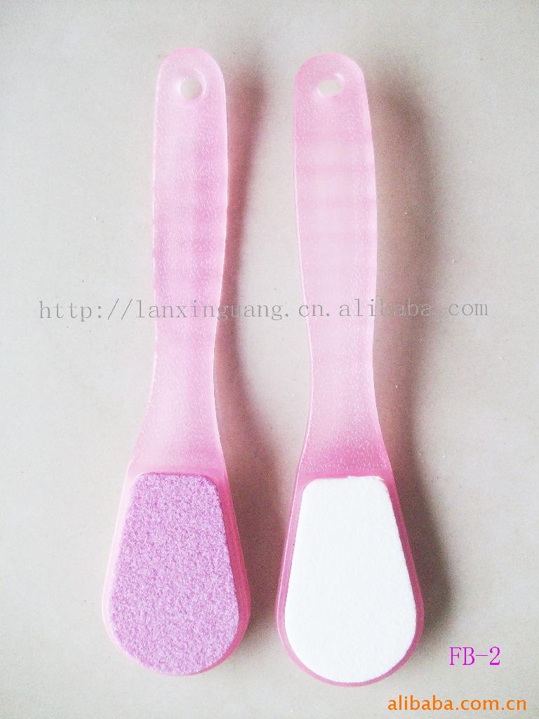 塑料浮石刷 浮石磨脚石 浮石刷 塑料脚刷铁皮刷 磨脚器 FB-2|ms