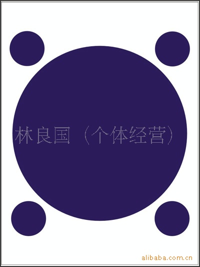 供应永实高级自粘性标签YS044圆点深蓝色6张/包