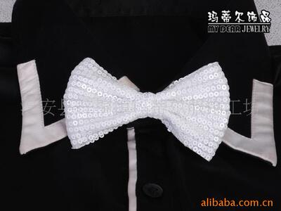 High end clothing Bowtie Fashion tie Sequins Sequins Bowtie Alternative Apparel