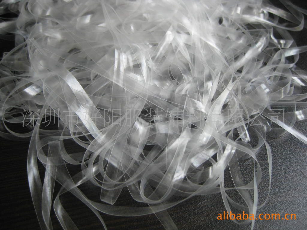 供应TPU透明粉皮透明带透明肩带