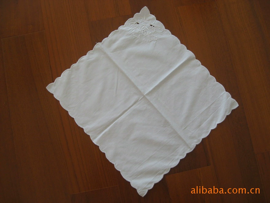 Хлопковый носовой платок с вышивкой, DIY