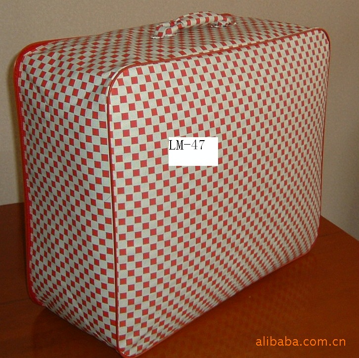 厂家直销皮革棉被收纳箱收纳袋