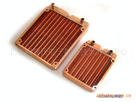 柯瑞沃水冷液冷紫铜热交换器，小尺寸满足大需求