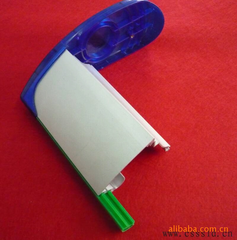 供应塑料踢脚线配件，装饰用软边压线，4型嵌条圆弧转角PVC异型材