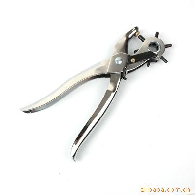 9”镀铬光柄打孔钳，打孔器，洞眼钳
