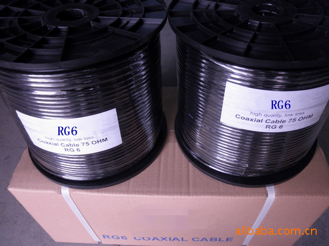 客户定制 公正公平 铜包钢CCS 64网 RG6有线电视线 闭路电视线