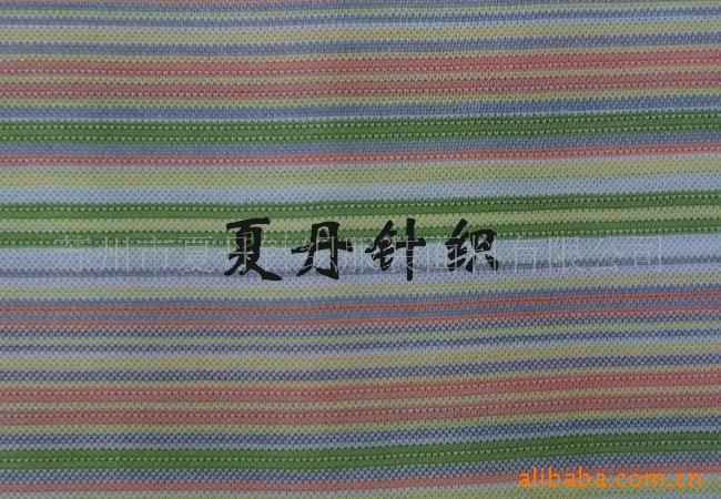 股线丝光大循环双珠地(图)，液氨，长绒棉，PIMA棉，彩条珠地