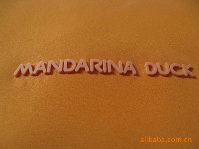 Two-sided three-dimensional Trademark Water proof cloth over glue TPU cloth machining Projections three-dimensional Trademark Rubber stamp