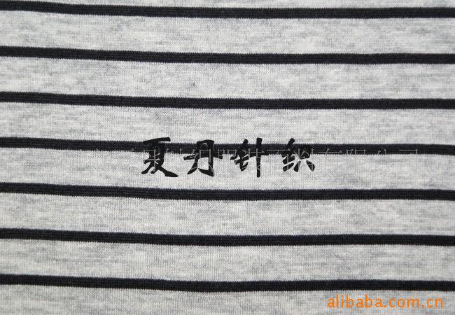 供应·股线双丝光彩条汗布(图)，长绒棉，液氨，调线汗布，PIMA棉