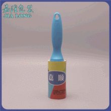 塑料直柄粘毛器 滚筒衣物除毛刷可撕式宠物去毛器
