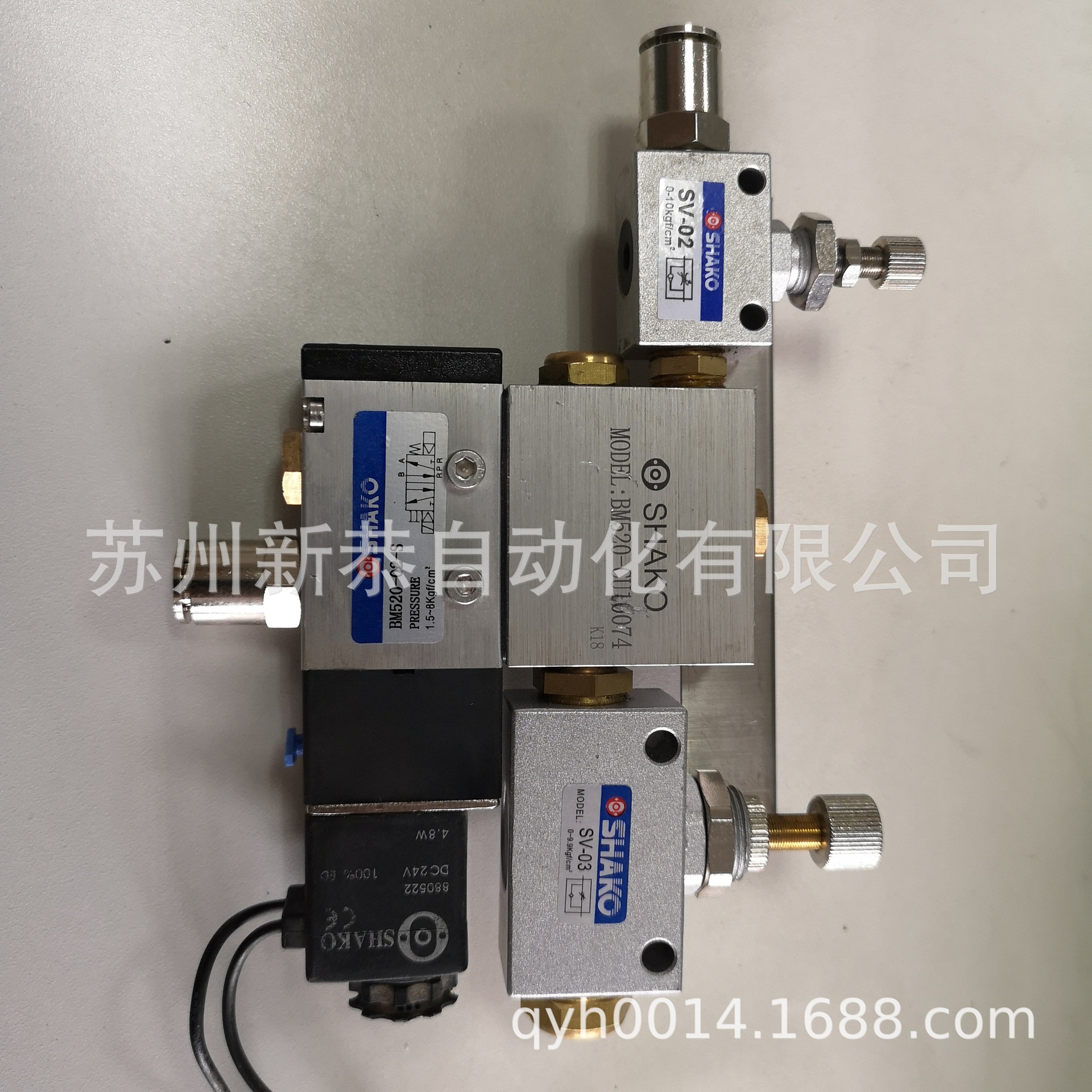 BM520-CU10074电磁阀组单头控制双回路流量和速度