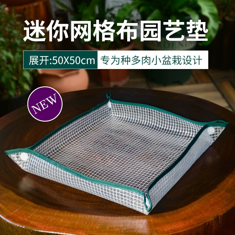 Прозрачная водонепроницаемая мини сетка столешница вид мясистый водонепроницаемый цветочный коврик для домашнего садоводства