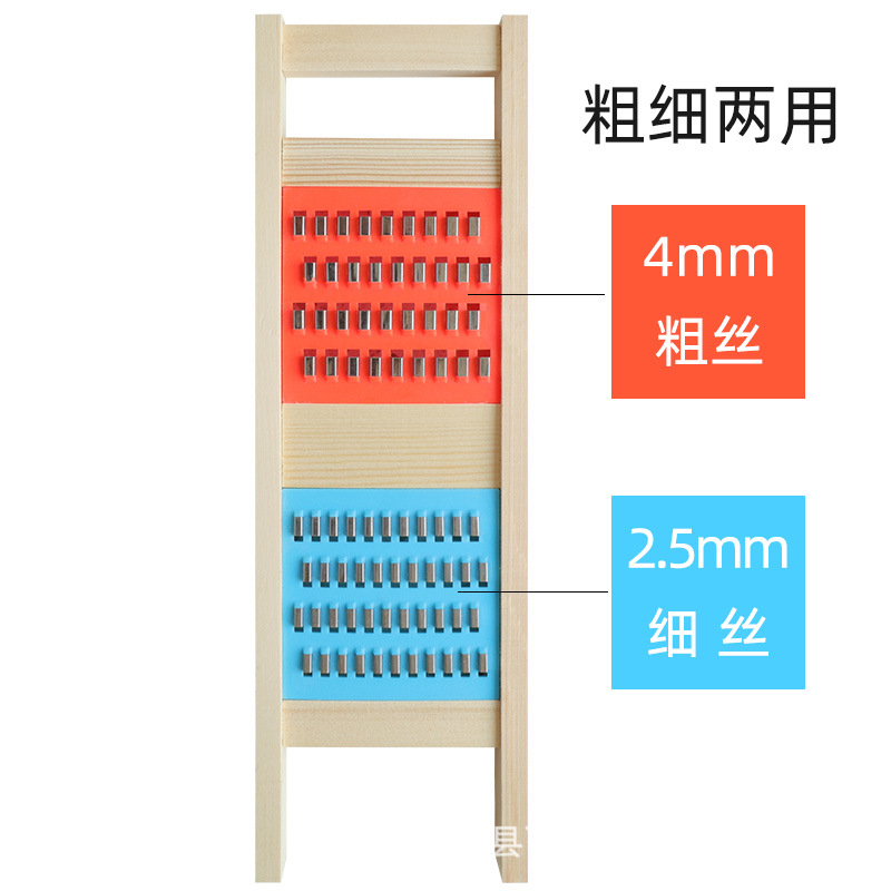 Rallador de papas fritas de acero inoxidable de doble propósito rallador de papas fritas rallador de verduras a la antigua casa rallador grueso y delgado