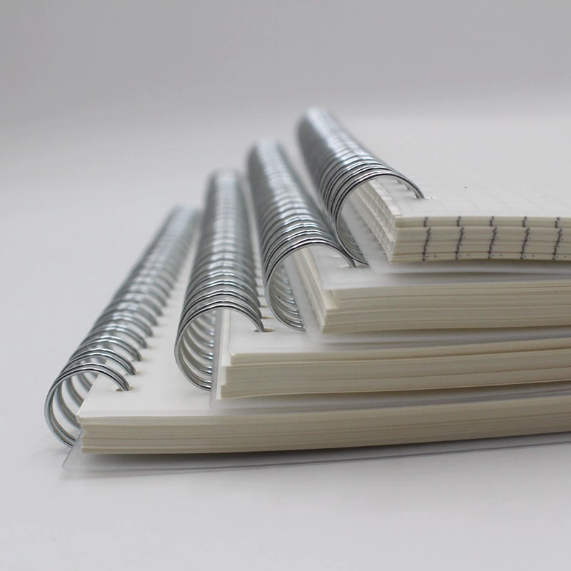 Coil Notebook, PP Cover, Double-Coil Spiral, A5/B5, Grid/Lines/Blank (Horizontal)