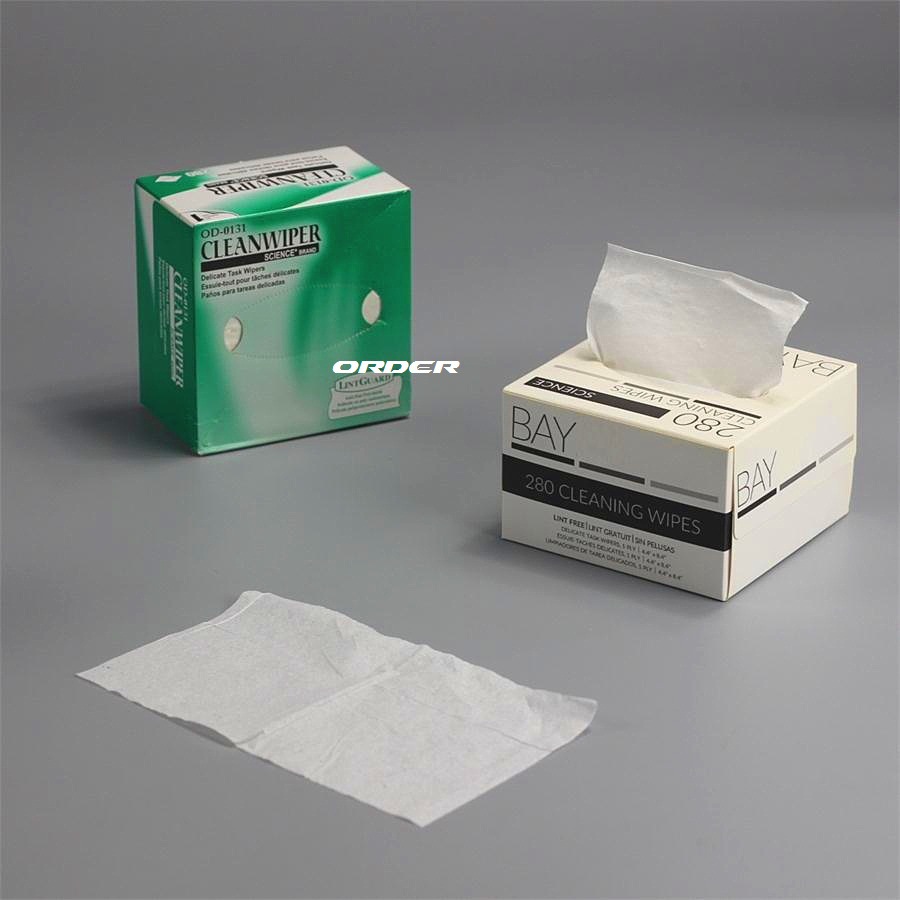 34155 盒装无尘擦拭纸精密镜头擦拭纸精密仪器无尘实验室