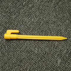 Lazy inflatable air sofa outdoor camping tent ground pegs beach mat windproof yellow plastic ground dings