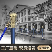 金柯荣华酒店车展会展隔离礼宾柱隔离带酒店迎宾礼宾杆挂绳栏杆