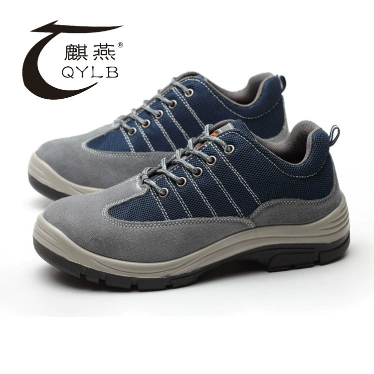 Противоударная и противоударная обувь для защиты труда Железная булочка Весенняя и летняя дышащая обувь для защиты труда Нескользящая обувь для защиты от скольжения