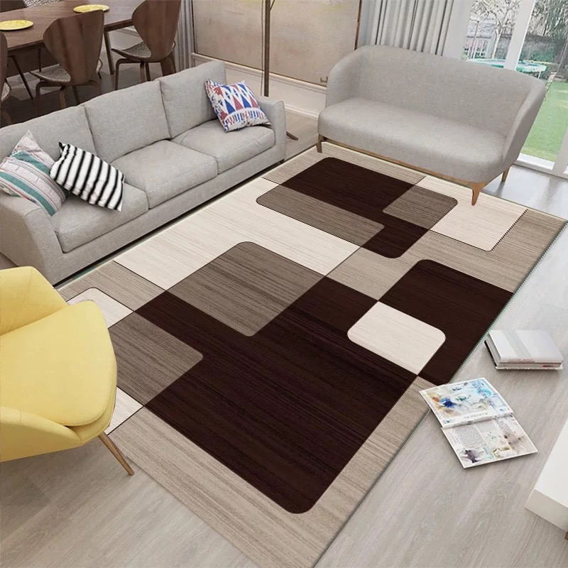 Alfombra de terciopelo cristalino Amazon AliExpress para sala de estar, sofá, mesa de centro, alfombra grande para toda la área, alfombra para oficina