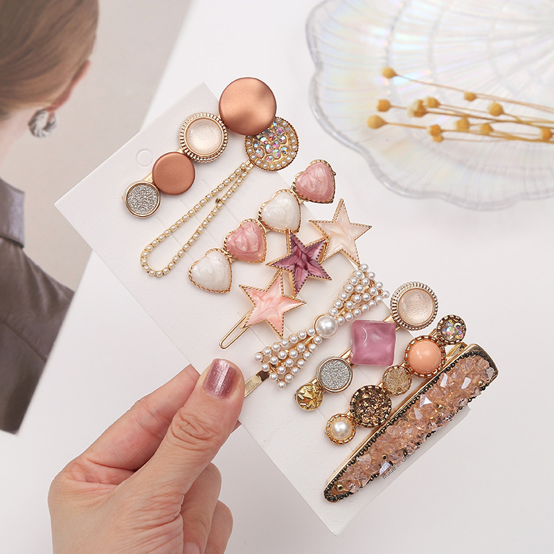 Corea del Sur simple Bangs clip superior hembra dulce chica clip lateral horquilla sirena Ji clip tocado Internet celebridad horquilla al por mayor