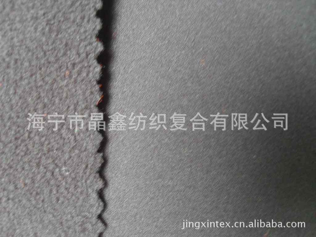 涤氨四面弹复合TPU复合摇粒绒