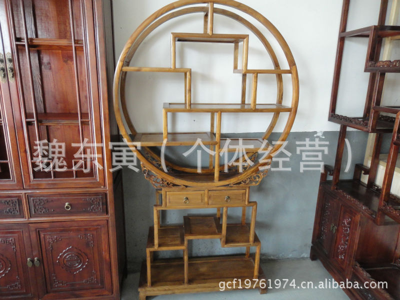供应圆形博古架/仿古家具/中式古典家具|ms