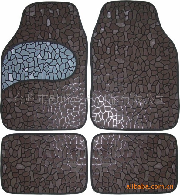[Foreign Trade Jewelry] Car Mat Small Square Plastic Universal PVC Antifreeze Waterproof Anti-skid Type (Figure)