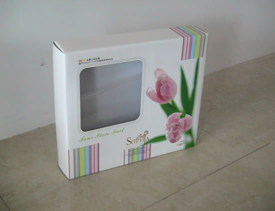 纸盒,包装盒贴PVC透明窗彩色胶印大个折叠纸盒通用包装盒可印logo