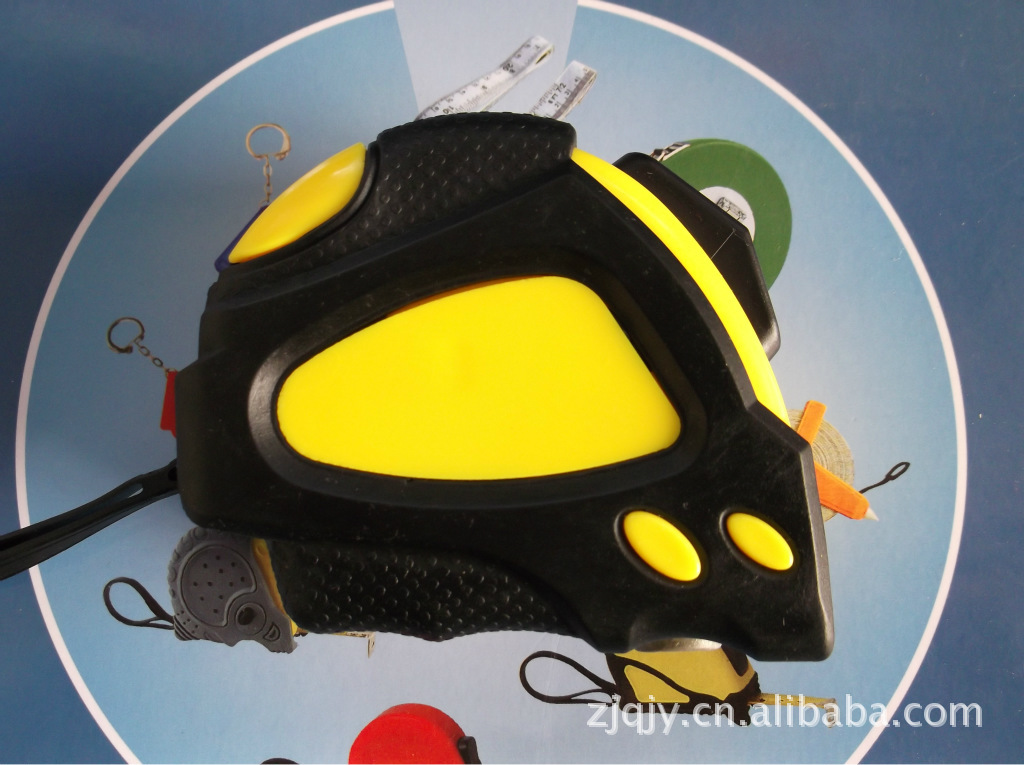 自锁功能钢卷尺,自回缩功能卷尺,自回收功能钢卷尺,带皮套