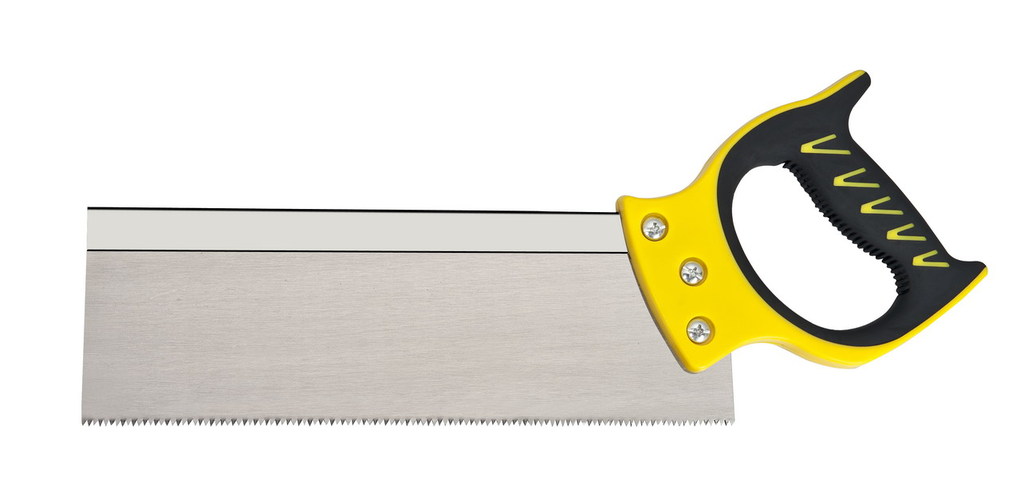 塑料柄夹背锯 300MM磨齿夹背锯 塑柄夹背锯