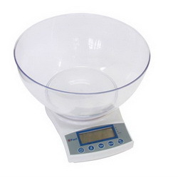 FRJ福日电子秤带大尺寸盆碗 配餐秤水果秤橱房秤式电子称瓜果称