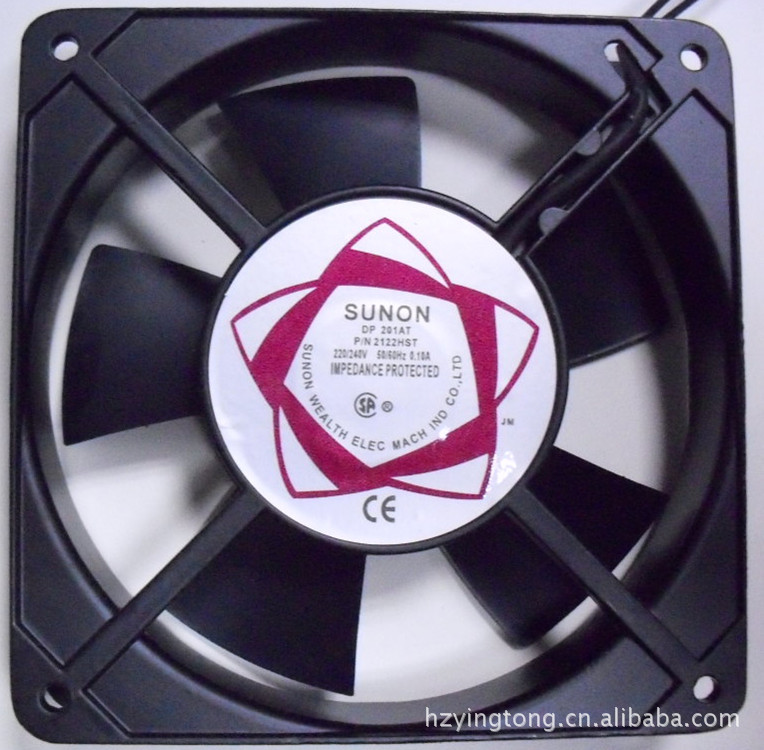 荐 12025交流散热风扇排风设备 220V120*120*25mm轴流风扇