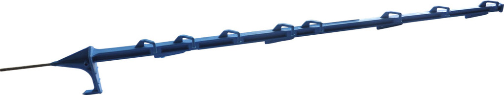 Rócalo de plástico cerca cerca de poste rancho valla electrónica seguridad